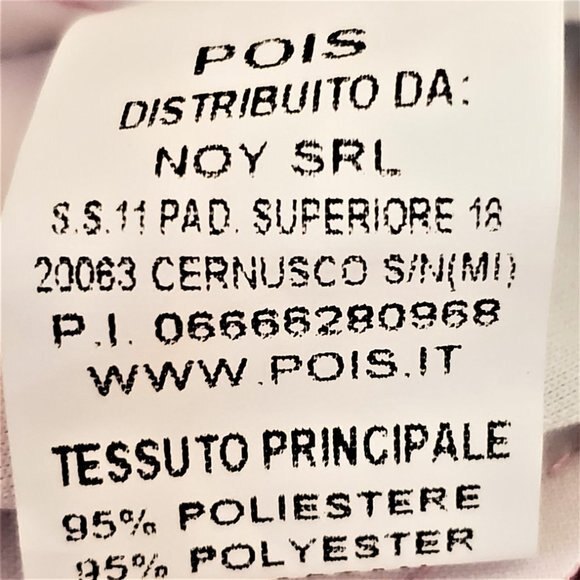 NWT Pois Italy Mini Skirt Abstract Pink Floral Scuba Size 6 or 42IT - Picture 6 of 9